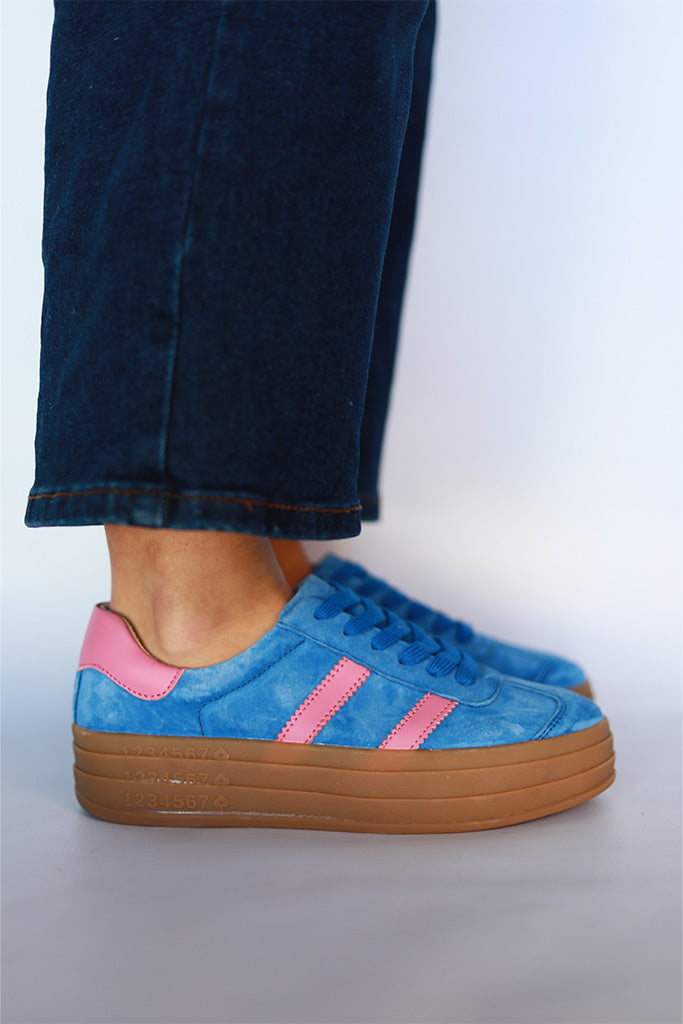 Bree Sneaker - Electric Blue