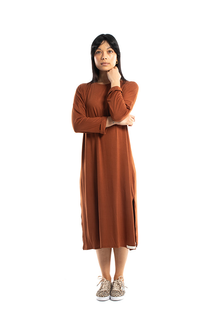 Brooke Dress - Tobacco