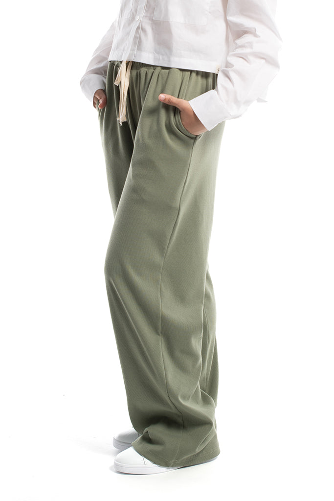 Casey Drawstring Pants - Sage