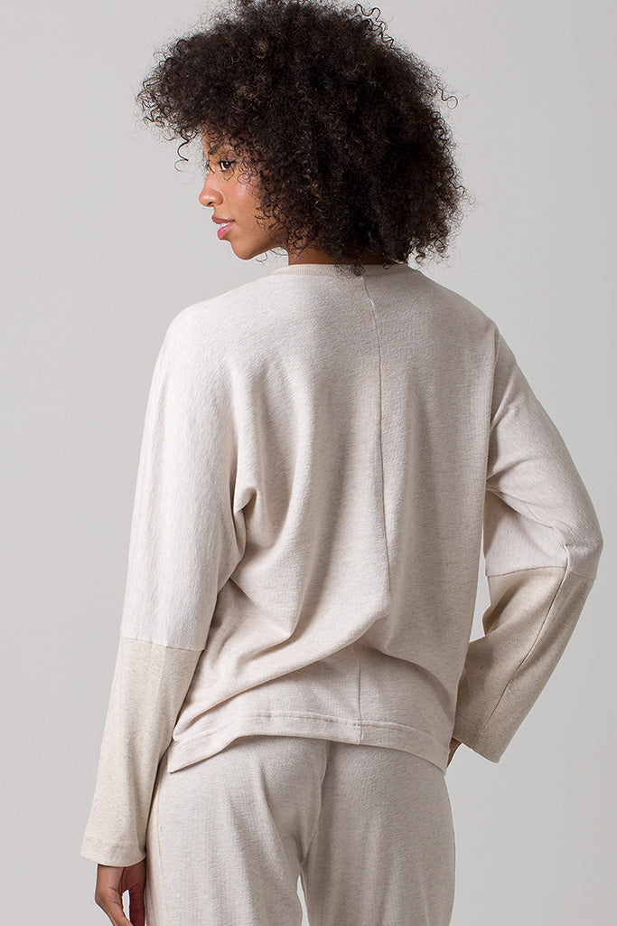 Charlie Sweater - Cotton Jersey - Oatmeal