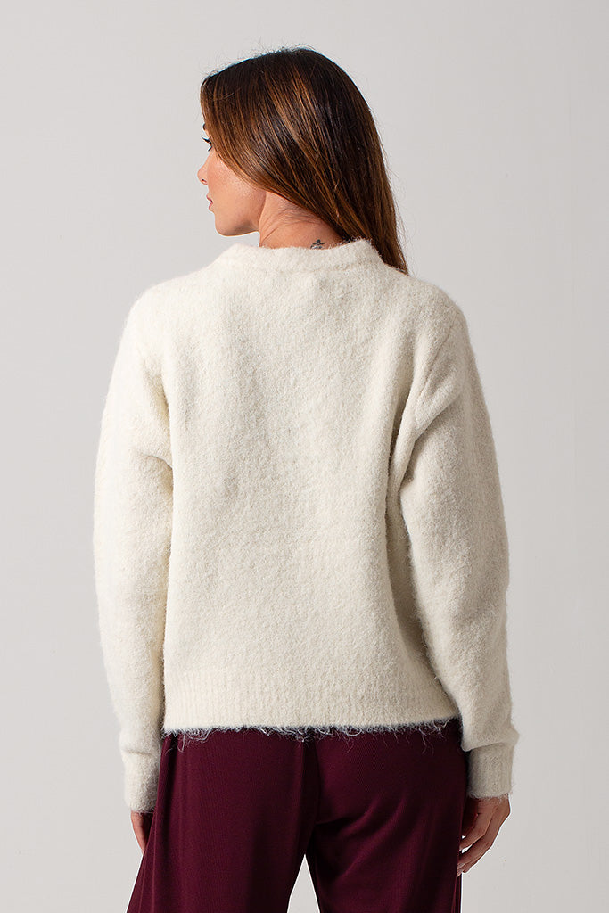 Isabella Italian Cardigan - Cream