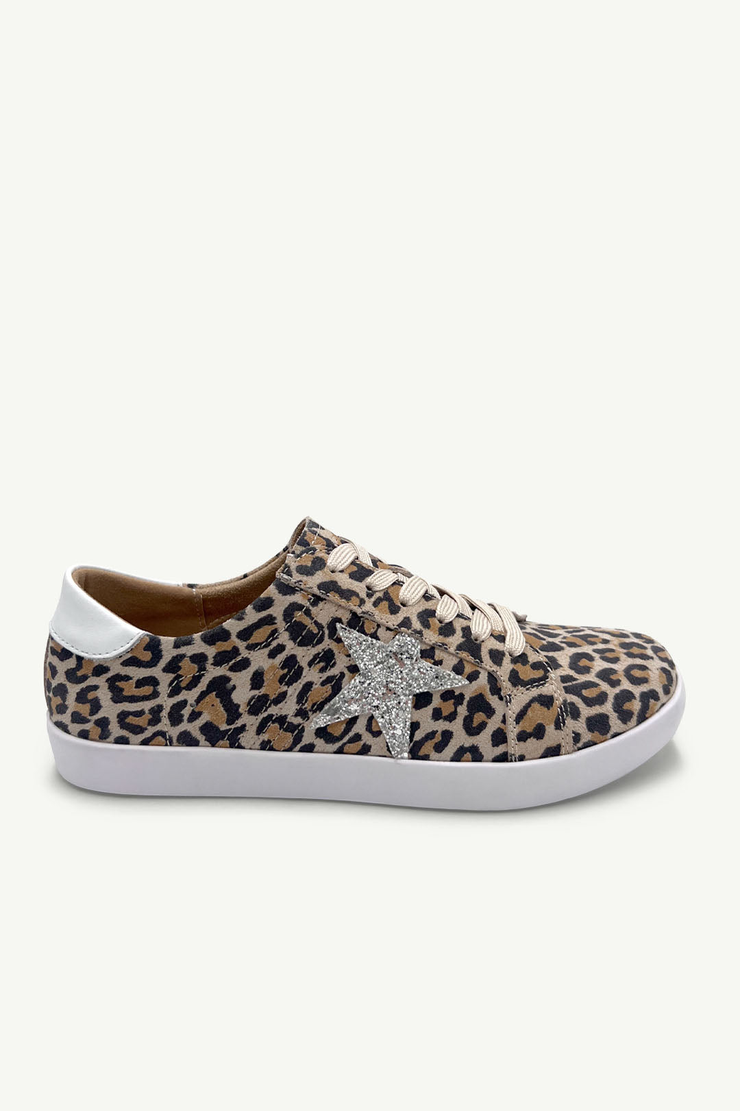 Jose Leather & Glitter Sneaker