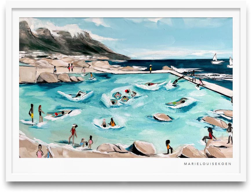 Framed A2 Camps Bay