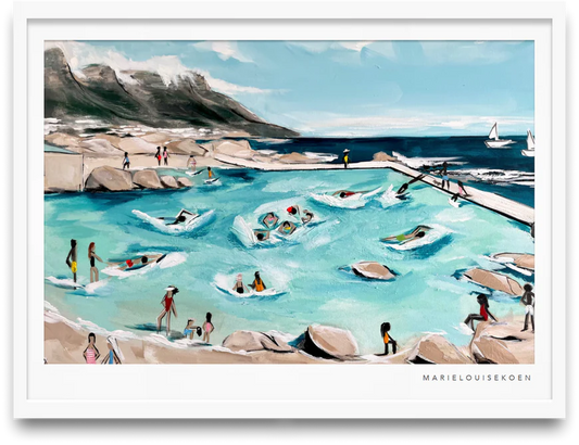 Framed A2 Camps Bay