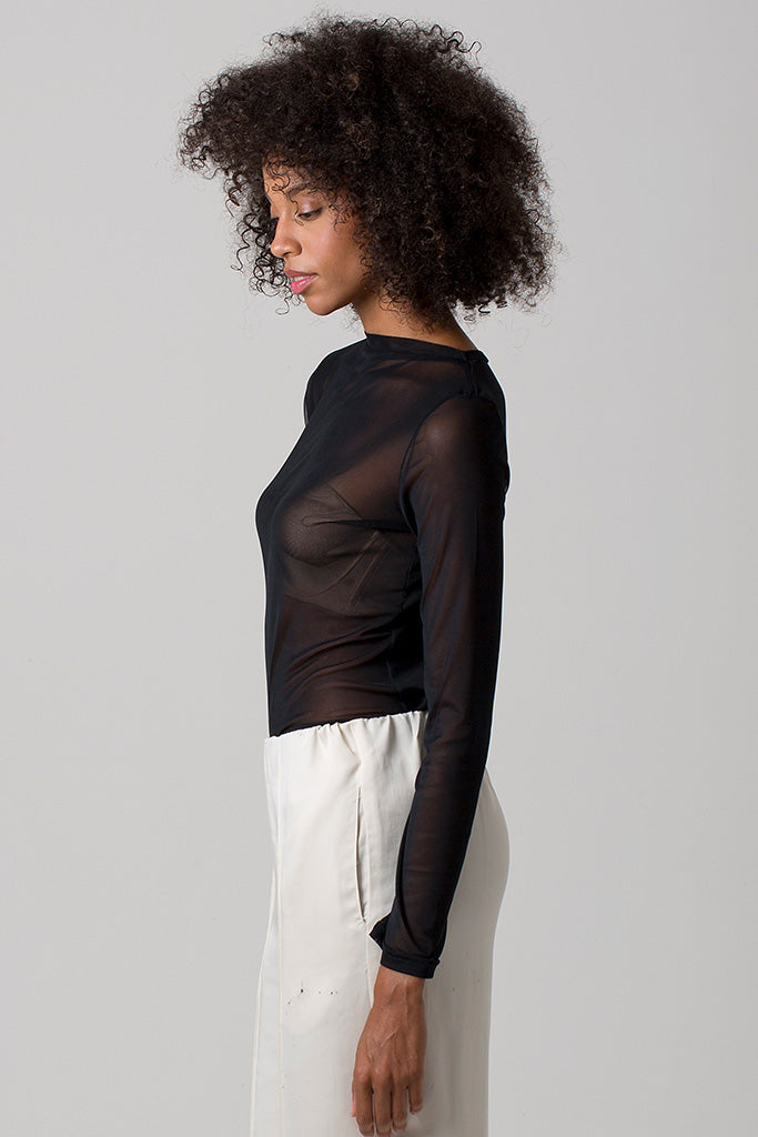 Miranda Mesh Top - Black