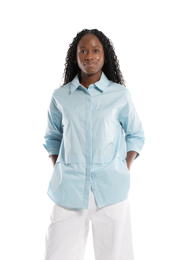 Monroe Shirt - Ice Blue