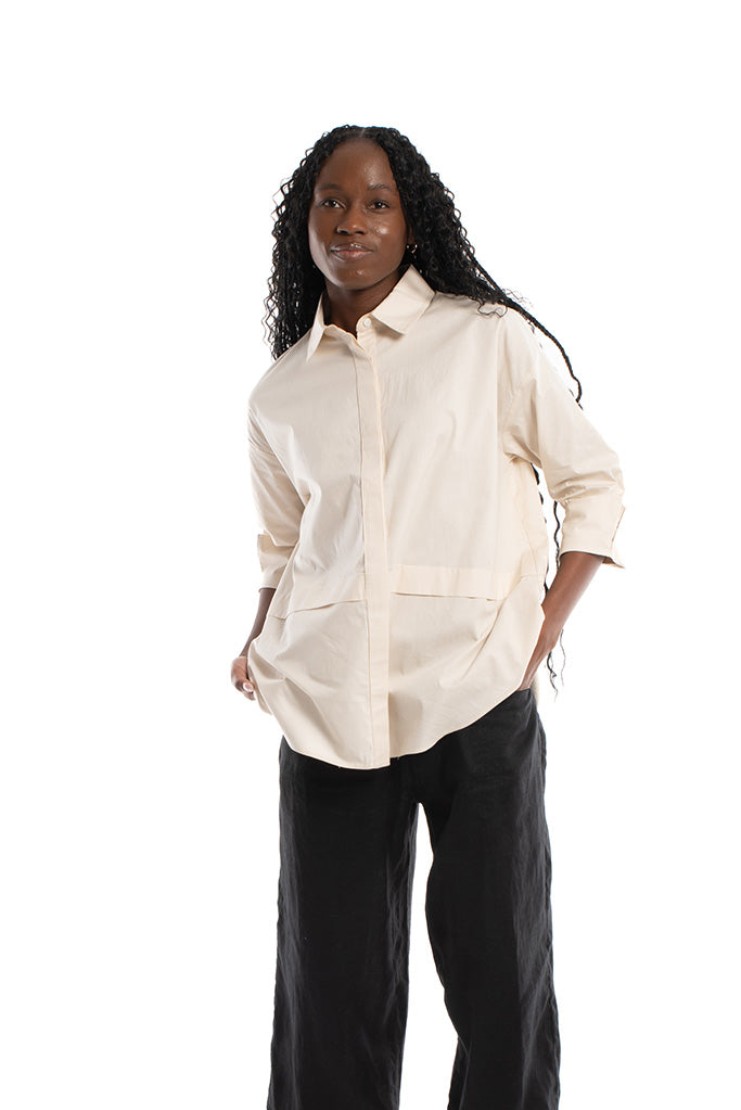 Monroe Shirt - Light Stone