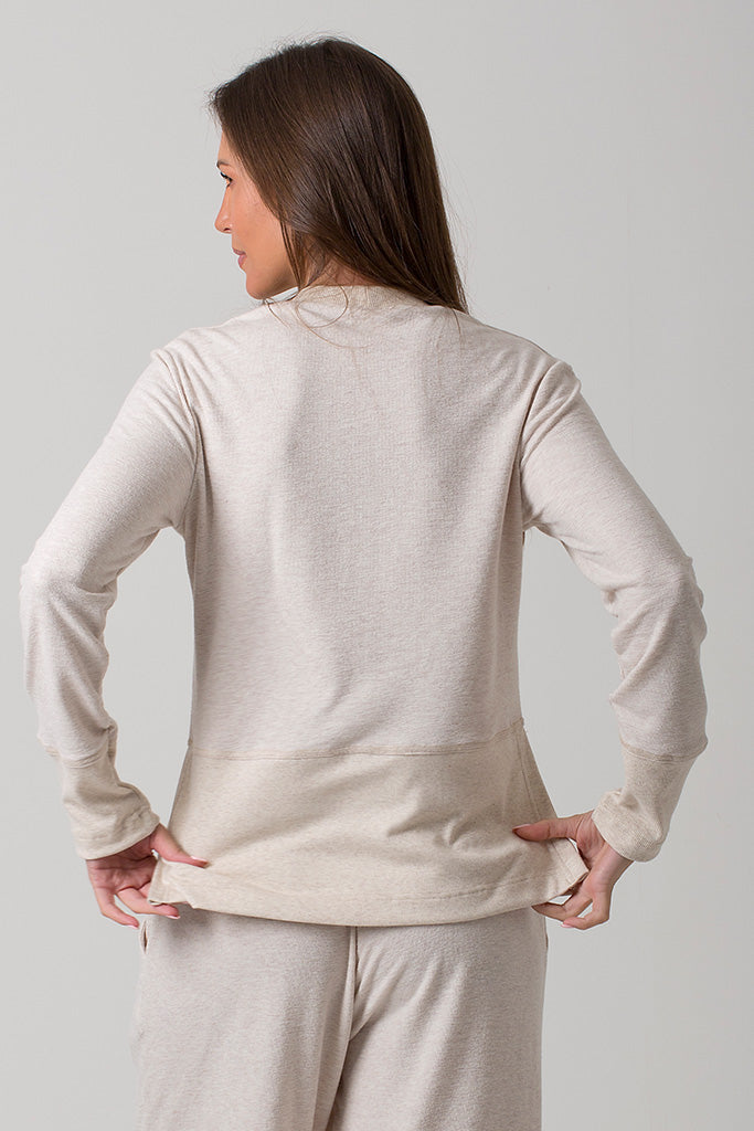 Penny Sweater - Cotton Jersey - Oatmeal