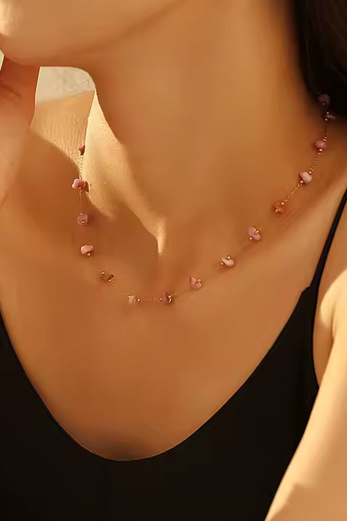 Petal Stone Necklace