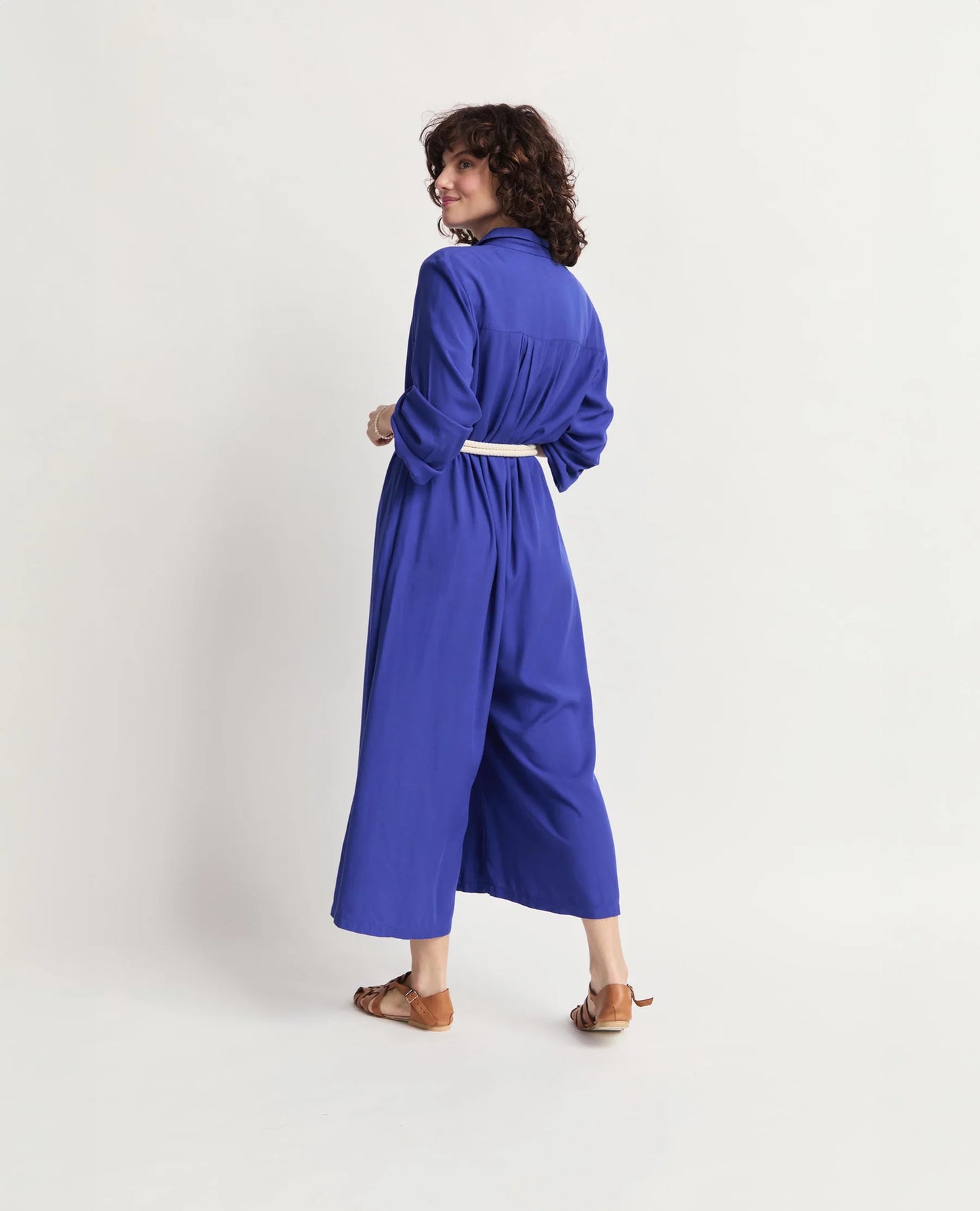 Libra Oversized Button Up Jumpsuit