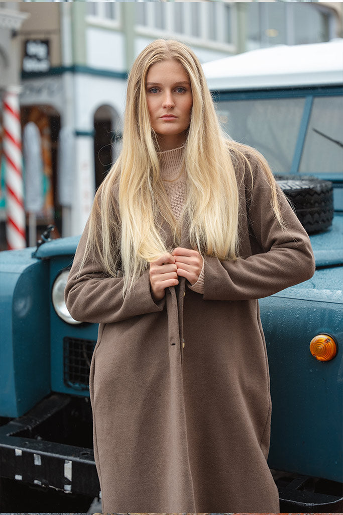 Spencer Over Coat - Chocolate