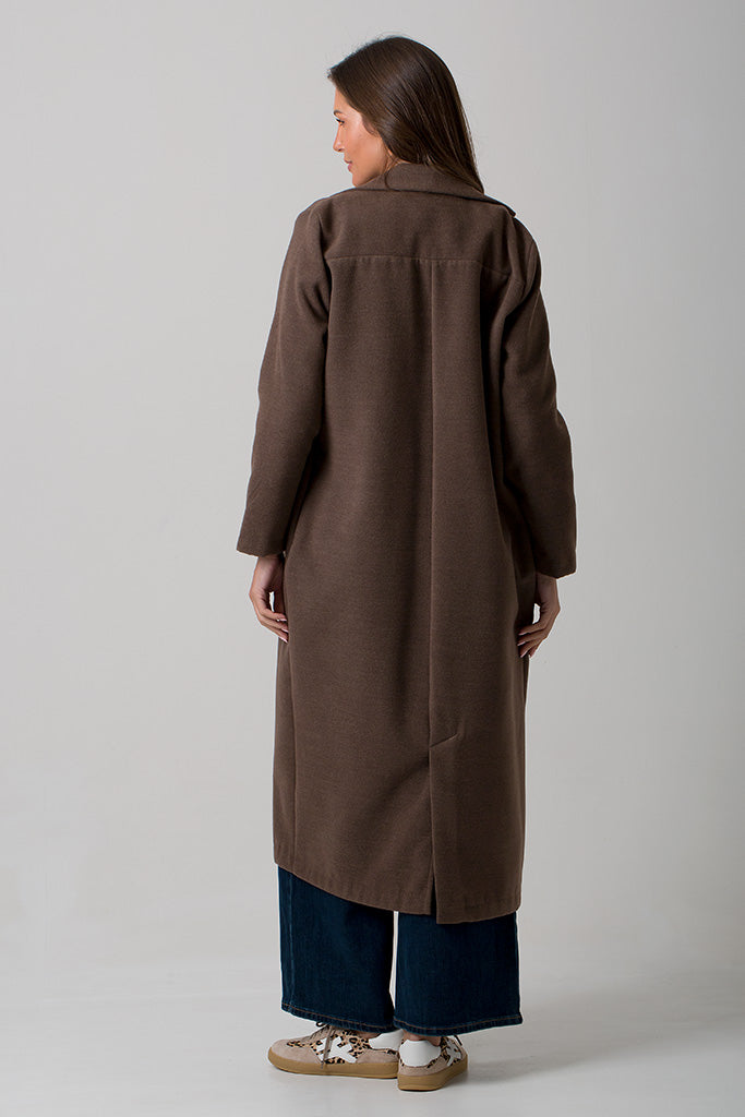 Spencer Over Coat - Chocolate
