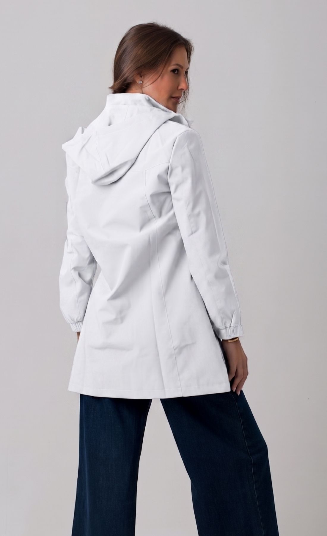 Windsor Rain Jacket - White