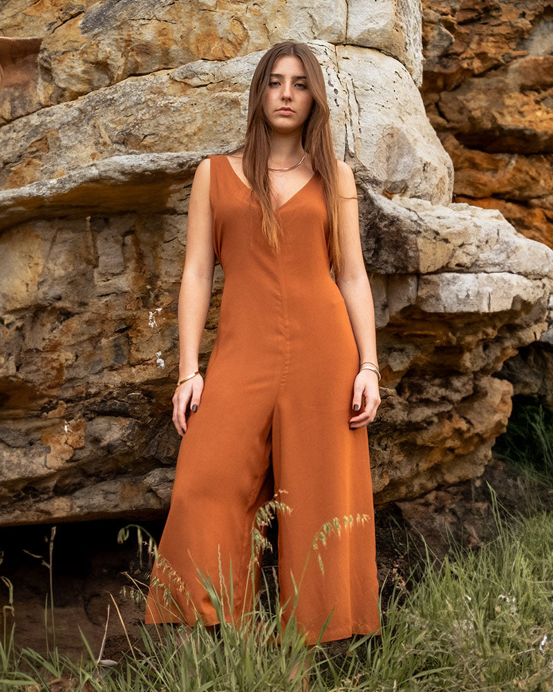Vest Strap Culotte Viscose Jumpsuit