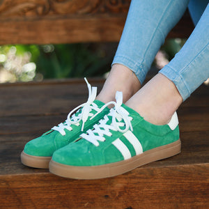 Avri Sneaker - Green & White