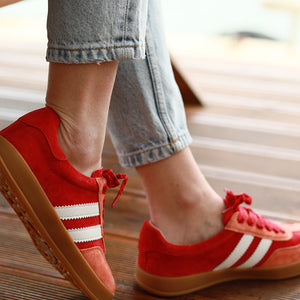 Shiloh Sneaker - Red, Orange & White