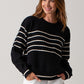 Alessandra Italian Knit Sweater - Black