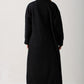 Alessia Italian Oversized Coat - Black