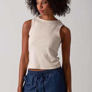 Alex Tank Top - Oatmeal