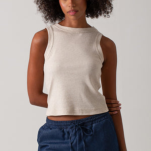 Alex Tank Top - Oatmeal