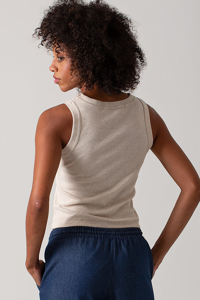 Alex Tank Top - Oatmeal