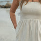 Amelia Smock Dress - Linen - Natural
