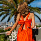Audrey Maxi Dress - Tangerine