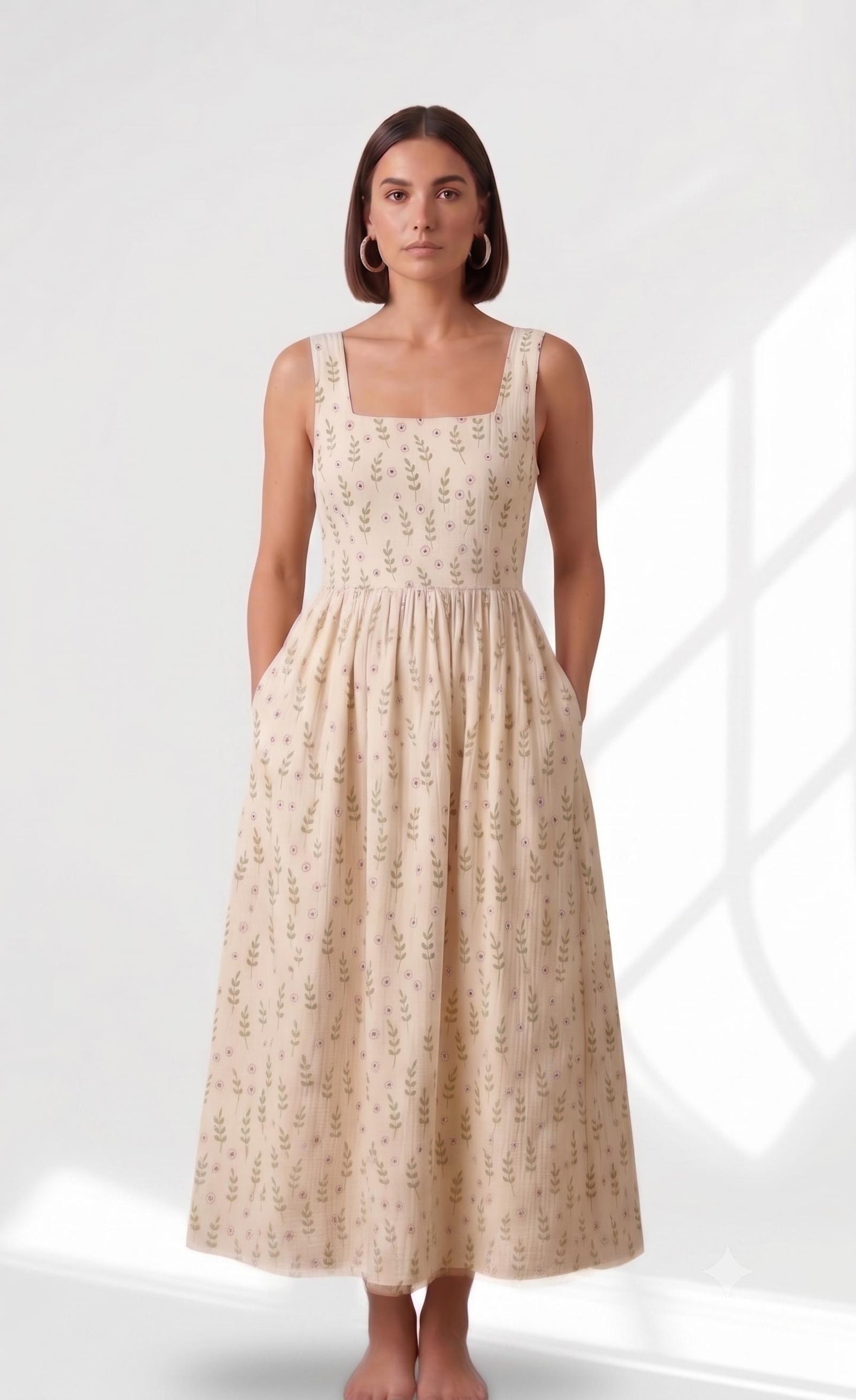 Audrey Dress Washed Cotton