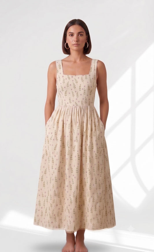 Audrey Dress Washed Cotton