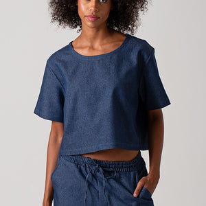 Ava Tee Top Denim
