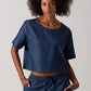 Ava Tee Top - Denim