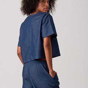 Ava Tee Top Denim