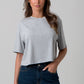 Ava Tee Top Viscose - Grey