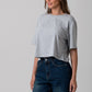 Ava Tee Top Viscose - Grey