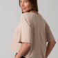 Ava Tee Top Viscose - Stone
