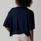 Ava Tee Top Viscose - Navy