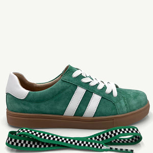 Avri Sneaker - Green & White
