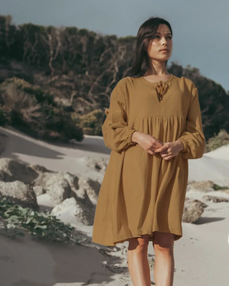 Boho Baby Doll Dress