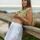 Brady Shorts Muslin - White