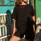 Brady Drawstring Shorts Washer Cotton - Black