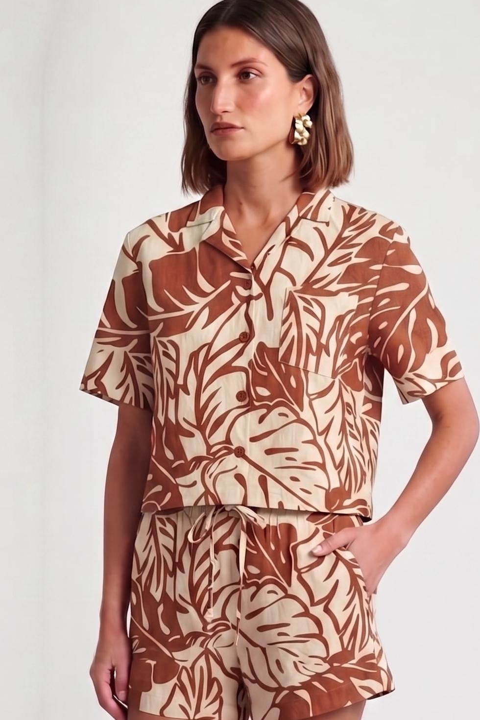 Santana Shirt Rayon Print