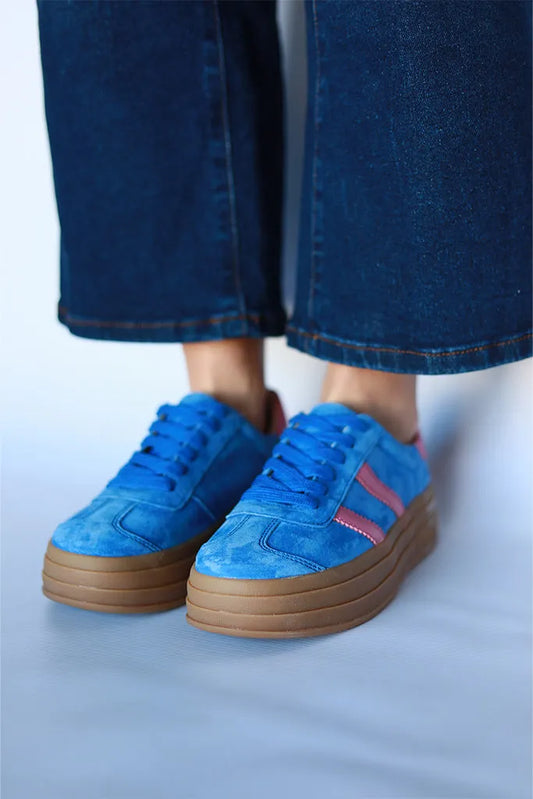 Bree Sneaker - Electric Blue