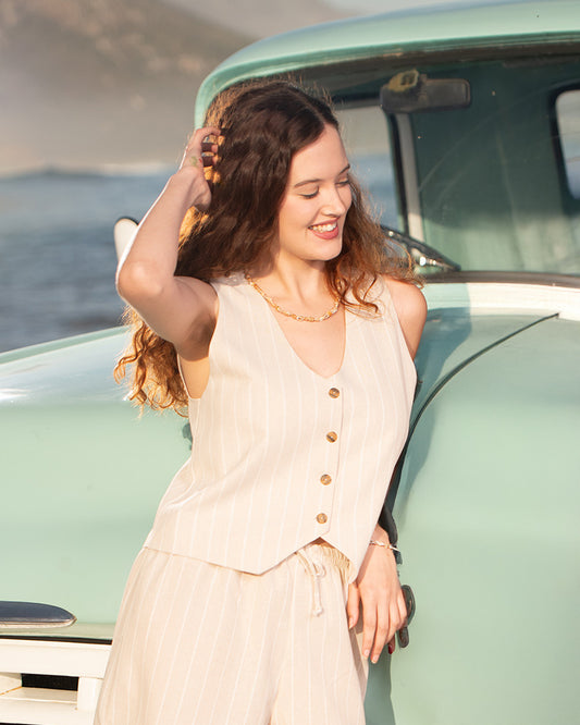 Breeze Waist Coat Striped