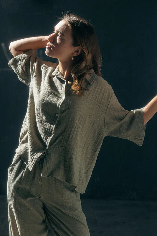 Savannah Surf Shirt Muslin - Fatigue