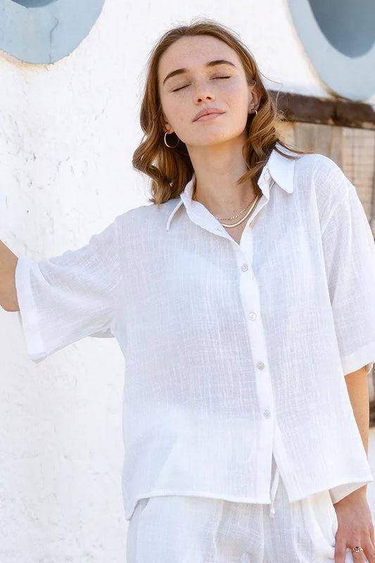 Savannah Surf Shirt Muslin - Cream