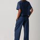 Casey Drawstring Pants - Denim