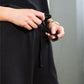 Casey Drawstring Pants in Linen Viscose - Black