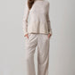 Casey Jersey Knit Pants - Oatmeal