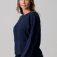 Charlie Sweater - Cotton Jersey - Navy