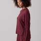 Charlie Sweater - Viscose - Burgundy